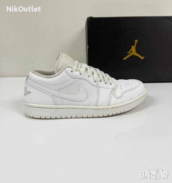 Nike Air Jordan 1 Low Triple White, снимка 1