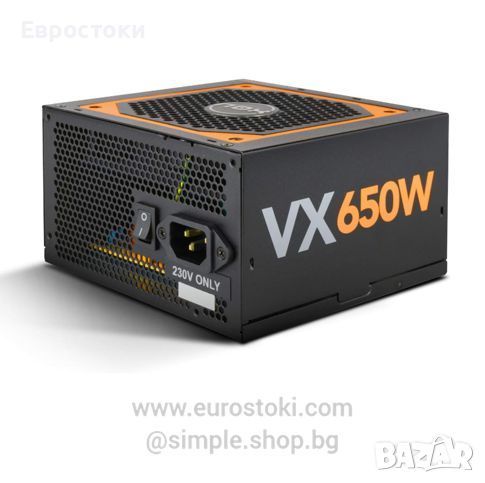 Захранващ блок Nox Uranus VX 650W Bronze Edition Black Orange Drive, снимка 1