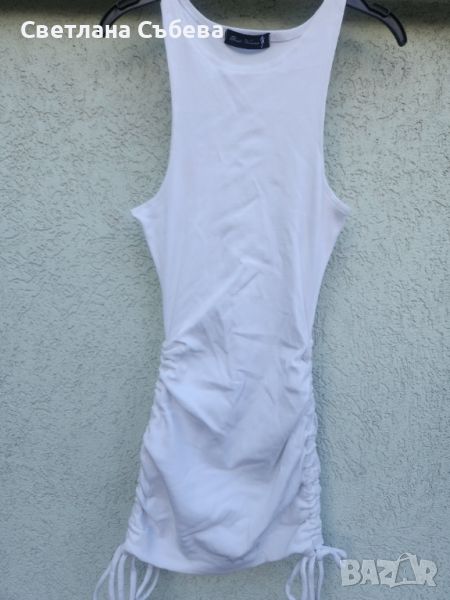 Бяла спортна рокля , снимка 1
