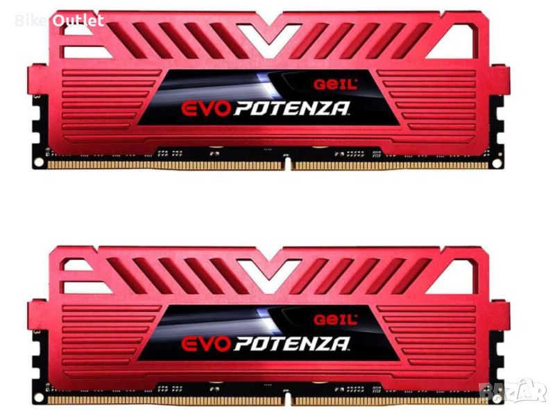 2x8GB (16GB) DDR4 RAM Geil Evo Potenza 2400 CL16 (вкл ДДС), снимка 1