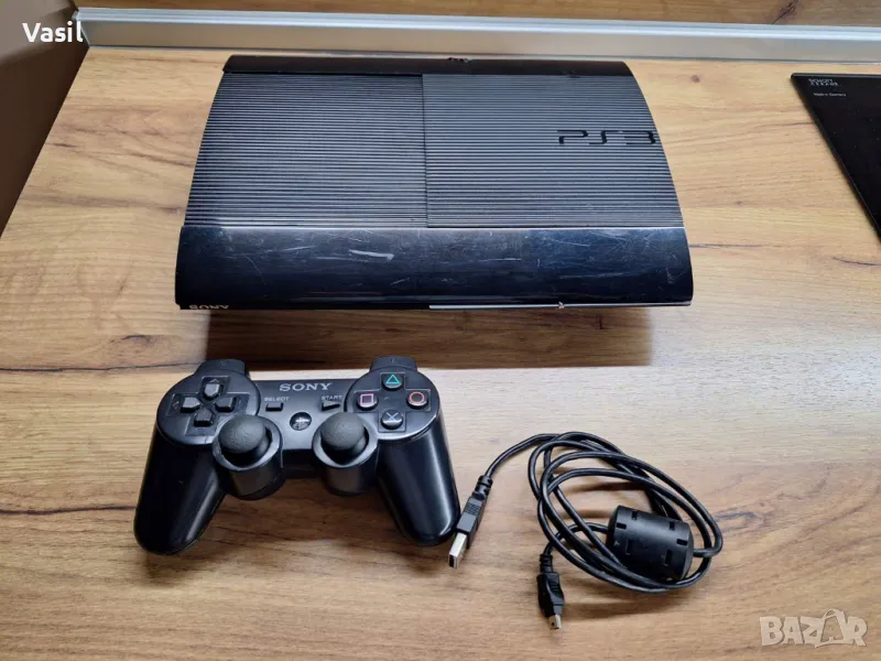 Sony Playstation 3 Super slim 500gb + оригинален безжичен джойстик, снимка 1