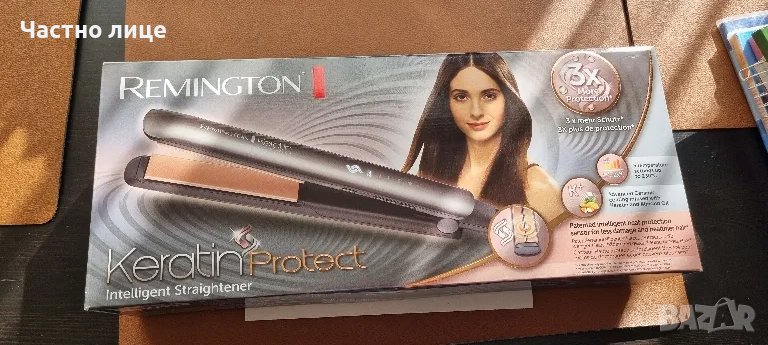 Преса за коса Remington S8598 Keratin Protect Intelligent
, снимка 1