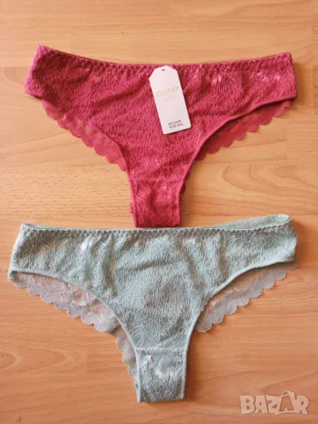 Дамски дантелени бикини тип бразилско дупе размер 2XL, снимка 1