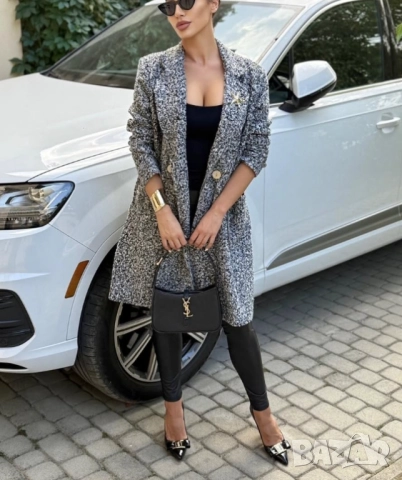 Меки есенни палта от букле  , снимка 5 - Палта, манта - 51926487