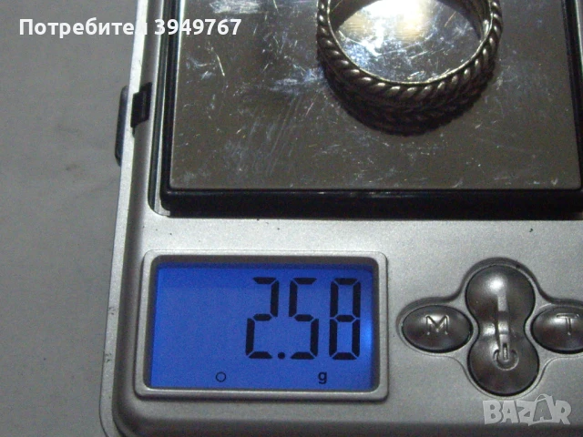 Сребърен пръстен, снимка 3 - Пръстени - 51333821