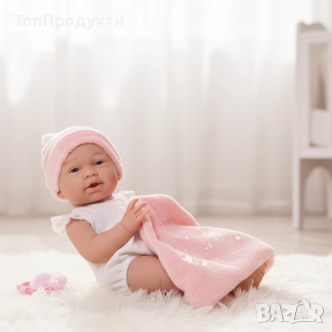 Реалистична бебе кукла Pure Baby – най-добрият подарък, който учи на грижа и любов -45см