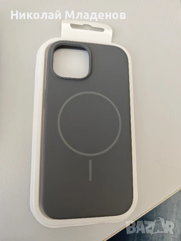Силиконов кейс за Iphone 15 - черен