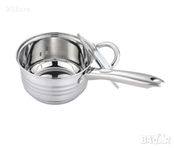 Касерола с капак Bohmann, 14см., неръжд. стомана, снимка 2 - Съдове за готвене - 52507408