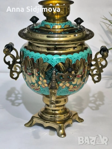 Руски самовар рисуван 