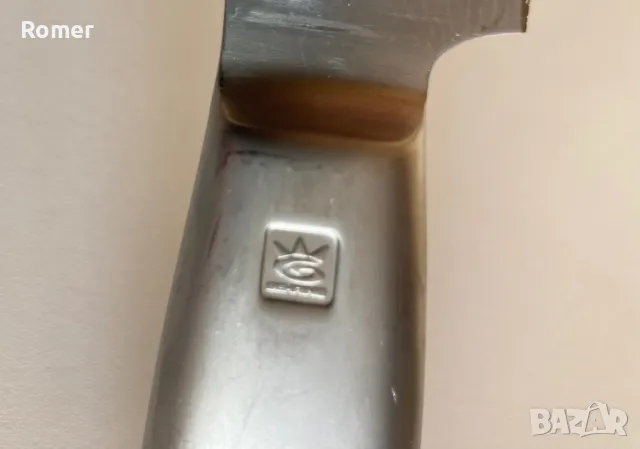 Нож от многослойна дамаска стомана Gehring Solingen Germany, снимка 4 - Ножове - 49759021