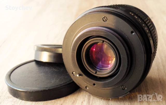 Обектив МС CARL ZEISS JENA Р 29mm 1:2.8. Резба М42, снимка 3 - Обективи и филтри - 53701739