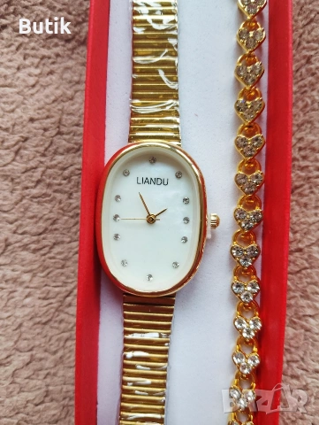 Дамски часовник с гривна , снимка 2 - Дамски - 53887771