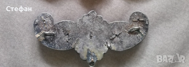 Стара филигранна пафта., снимка 2 - Антикварни и старинни предмети - 51750477