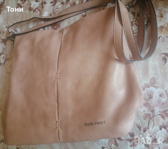 SURI FREY Оригинал Нова Кожена Дамска Чанта  , снимка 3 - Чанти - 50925345