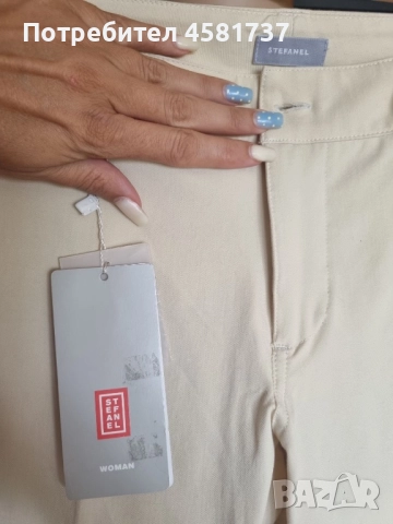 Елегантен панталон Stefanel, размер S(38), снимка 4 - Панталони - 51569786