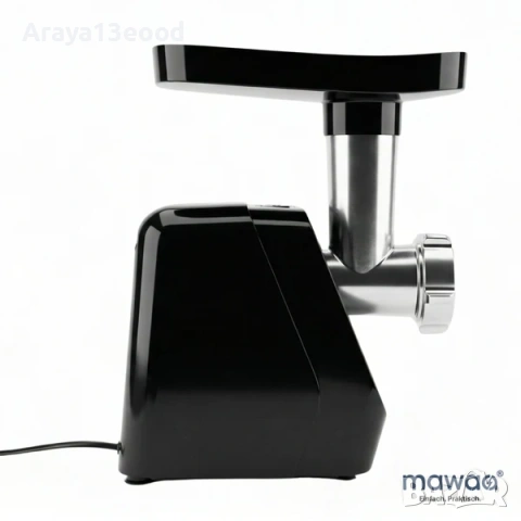 Електрическа месомелачка mawaa® с Reverse функция и приставка за наденици, снимка 3 - Месомелачки - 53735154