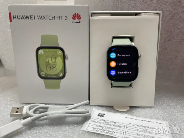 Смарт Часовник Huawei Watch Fit 3 SLO-B09, снимка 3 - Смарт часовници - 51428838