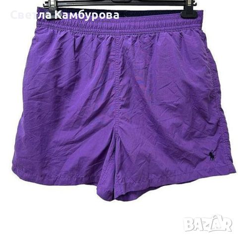 POLO RALPH LAUREN размер M / L мъжки къси гащи шорти лилави, снимка 1 - Къси панталони - 45717837