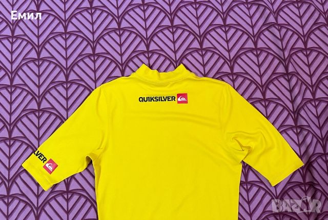 Тениска Quiksilver Wetsuit UV Rashguard, Размер L, снимка 3 - Тениски - 46218116