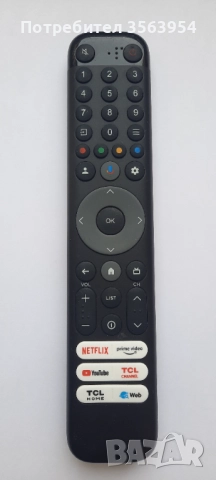 Дистанционно управление, смарт телевизори, TCL, RC833-GUB1 RC833 GUB1 RC833GUB1