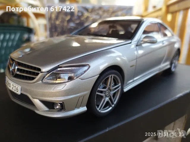 1:18 Метален модел на Mercedes CL63 AMG 2009 - AutoArt, снимка 10 - Колекции - 48915277