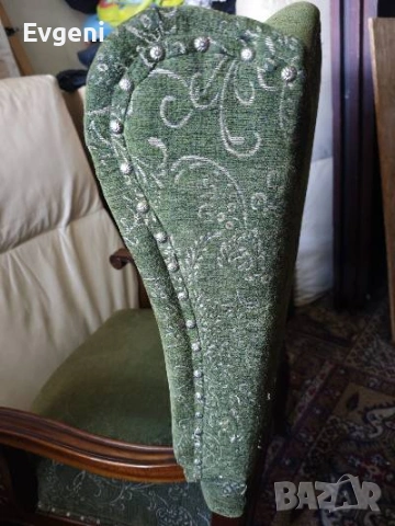 Комплект 2 винтидж кресла масивно дърво – отлично състояние, снимка 4 - Антикварни и старинни предмети - 53614768