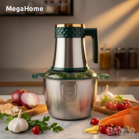 Многофункционален кухненски чопър Kitchen Expert 3L, Блендер с купа, снимка 3 - Чопъри и пасатори - 53052739