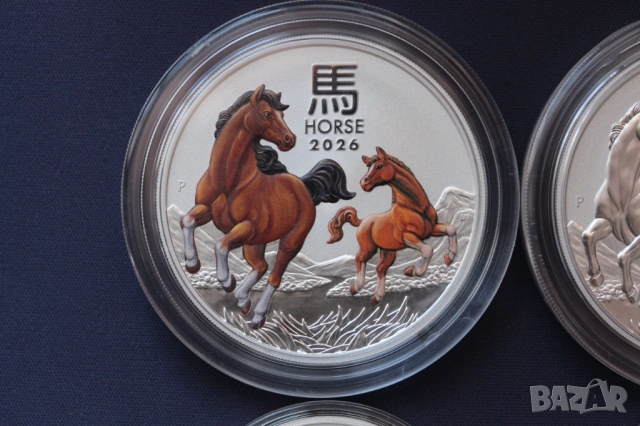 Сребърни инвестиционни монети  Lunar / Лунар 3  серия - 2 oz , снимка 7 - Нумизматика и бонистика - 54000232