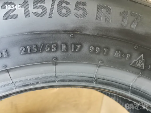 215/65R17 continental-№523, снимка 8 - Гуми и джанти - 48677486