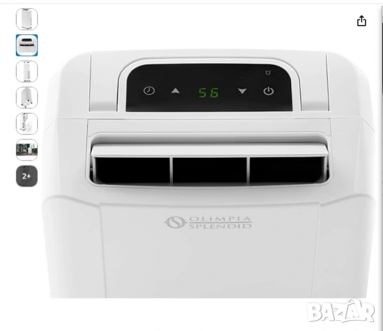 влагоуловител Olimpia Splendid Aquaria Slim 14 P Капацитет на обезвлажняване: 14 л/24 ч, снимка 3 - Влагоабсорбатори и влагоуловители - 53421185