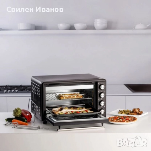 Електрически фурни Taurus Horizon – 30L, 45L и 60L, 15 функции, таймер 90 мин. и двойно стъкло, снимка 9 - Печки, фурни - 51506539