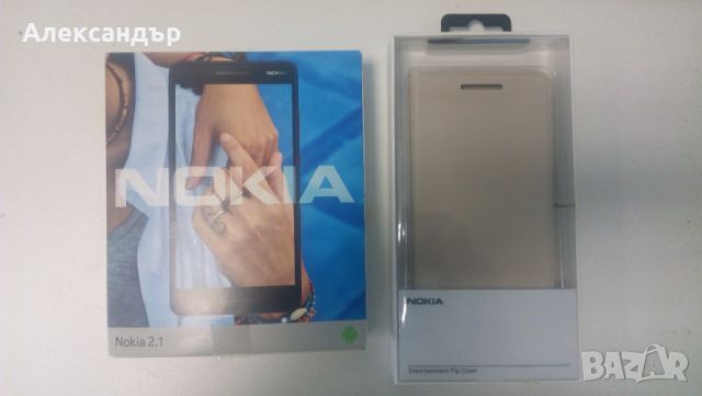 Nokia 2.1 Dual SIM, синьо, 1GB RAM, 8GB - пълен комплект, * забележка, снимка 1 - Nokia - 45994874
