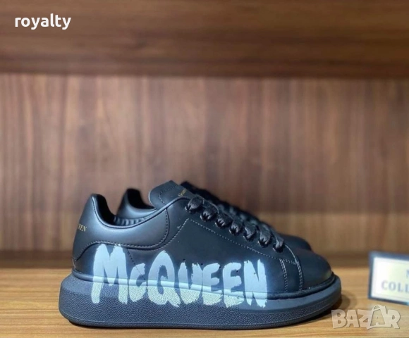 Alexander McQueen Черни Мъжки Маратонки 