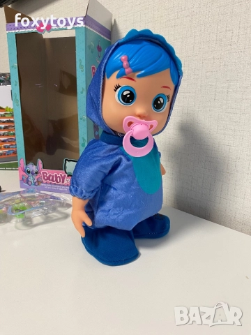 Ходещо и плачещо бебе кукла Стич,мъниста за гривна, Cry babies, Stitch, снимка 12 - Кукли - 52432501