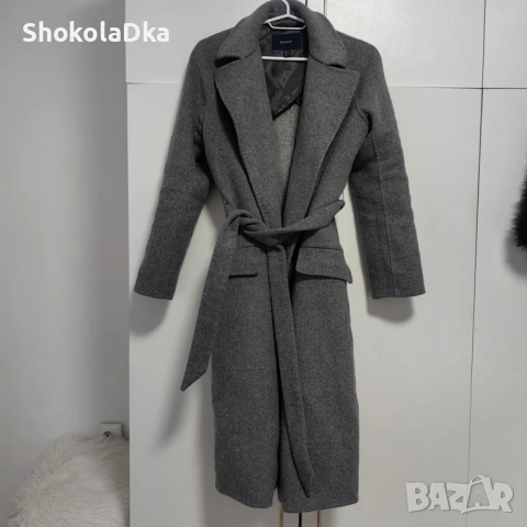Палто с вълна Gant размер S, снимка 4 - Палта, манта - 53621517
