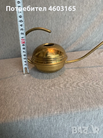 мини лейка, меден и месингов винтидж , снимка 3 - Антикварни и старинни предмети - 52594936