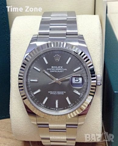 Rolex Datejust 41mm Steel Green Dial Automatic Различни Варианти, снимка 15 - Мъжки - 54050004