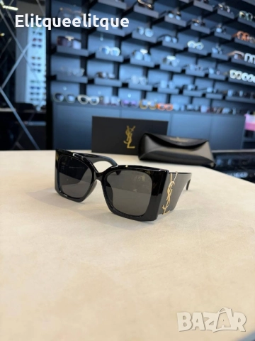 очила с черен обикновен калъф и Ув защита ysl saint laurent , снимка 14 - Слънчеви и диоптрични очила - 52259789