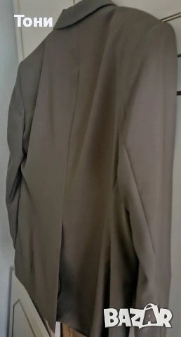 Нов Мъжки Сив Костюм L, снимка 4 - Костюми - 53485409