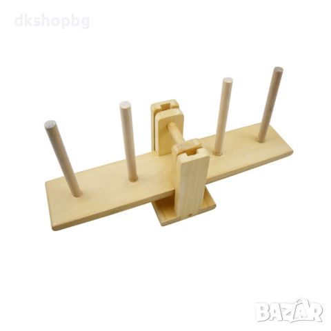 3575 Дървена играчка за сортиране и баланс, снимка 7 - Образователни игри - 45792658