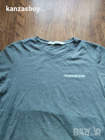 calvin klein - страхотна мъжка тениска L, снимка 4 - Тениски - 53801945