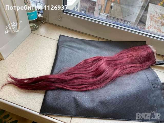 Опашка естествен косъм , снимка 2 - Аксесоари за коса - 50996601