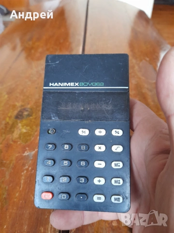 Стар калкулатор Hanimex BCM368, снимка 2 - Други ценни предмети - 53097313