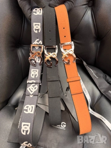 колани от естествена кожа с кутия, сертификат и торбичка dolce gabbana , снимка 3 - Колани - 51924882
