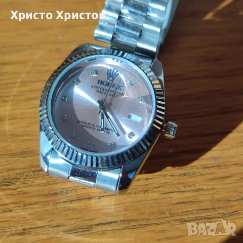 5 цвята на дисплея Дамски часовник Rolex Oyster Perpetual Datejust Steel , снимка 7 - Дамски - 47006846