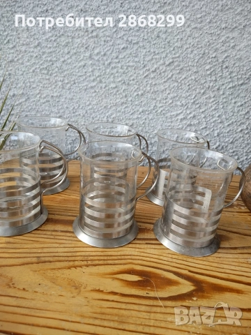 шест броя чашки, снимка 2 - Сервизи - 53856353