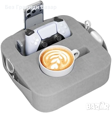 Нов Многофункционален органайзер за диван с поставка за чаша и таблет