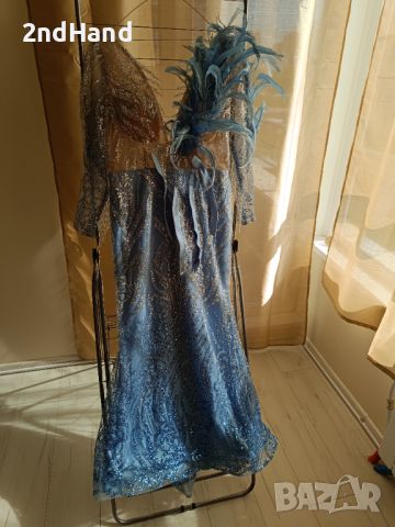 Официална рокля с пера, снимка 9 - Рокли - 45899364