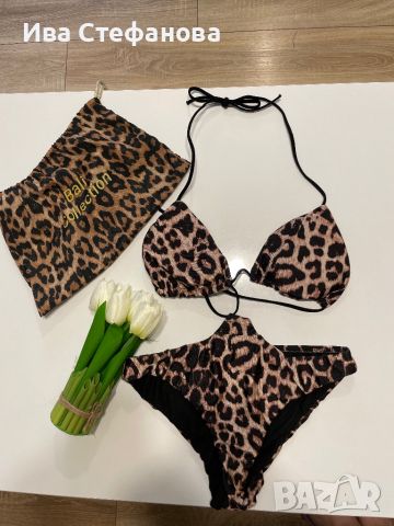 Нови леопардови Leopard 🐆 бански костюм половинки сет от две части Bali Collection 