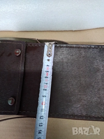 Ретро, кожена чанта от измервателен уред., снимка 5 - Антикварни и старинни предмети - 53410820